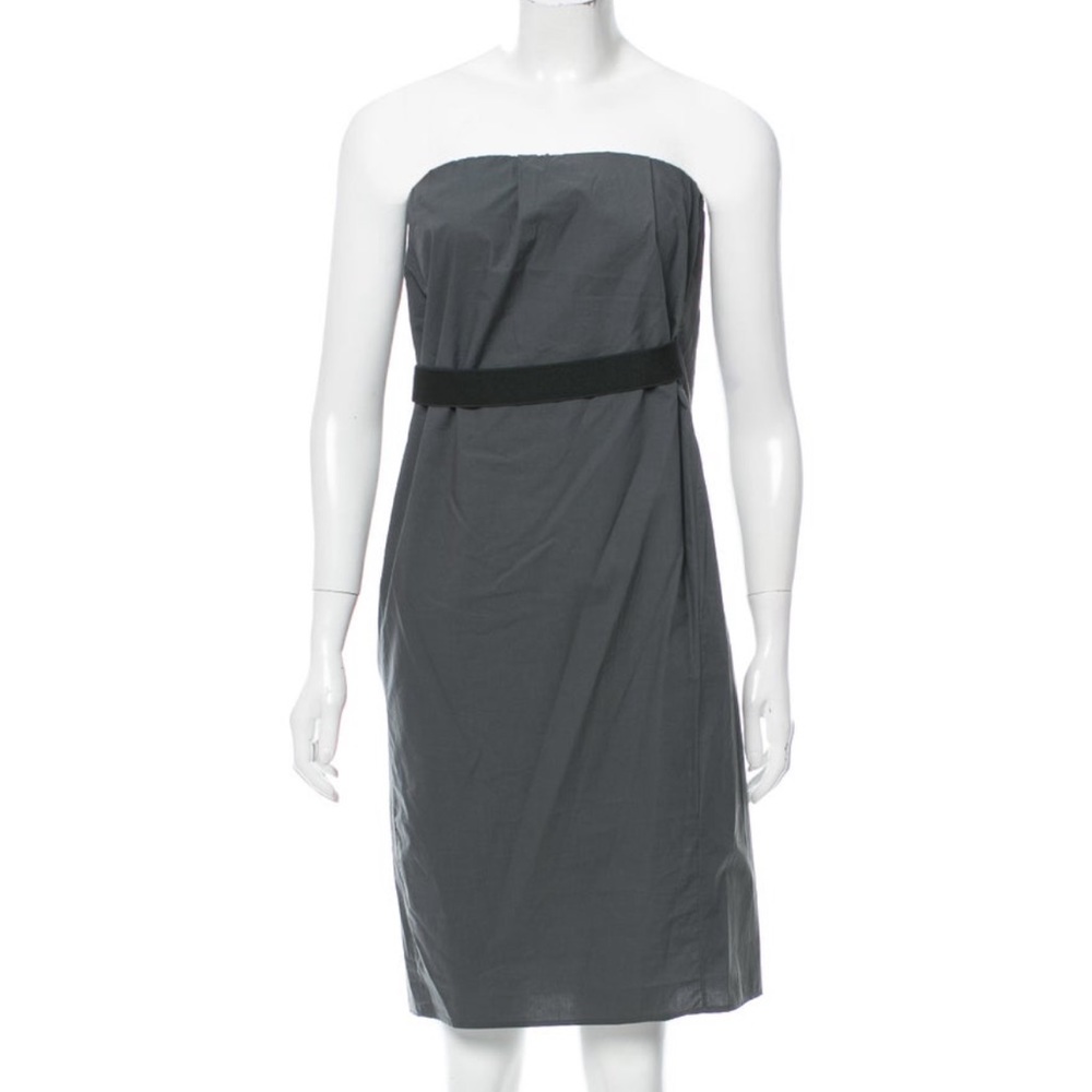 Dirk Bikkembergs Ferro Belted Strapless Dress -XS